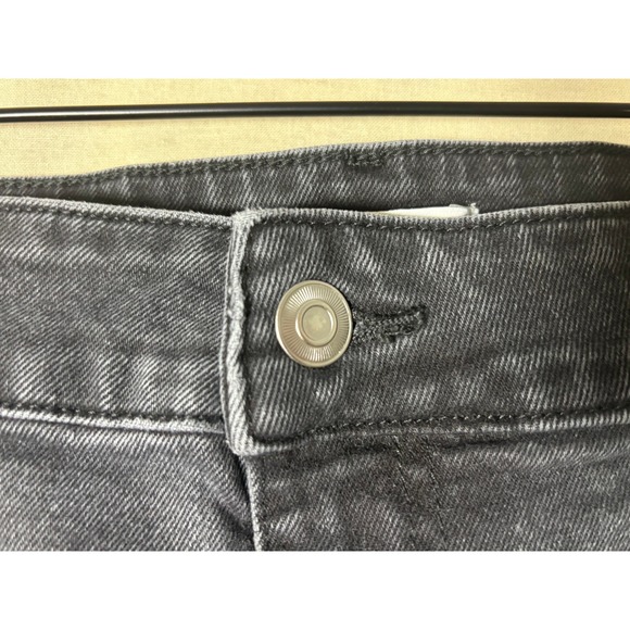 HM Womens High Waisted Skinny Jeans Faded Black Size 18 Tapered Leg Denim - Picture 8 of 13